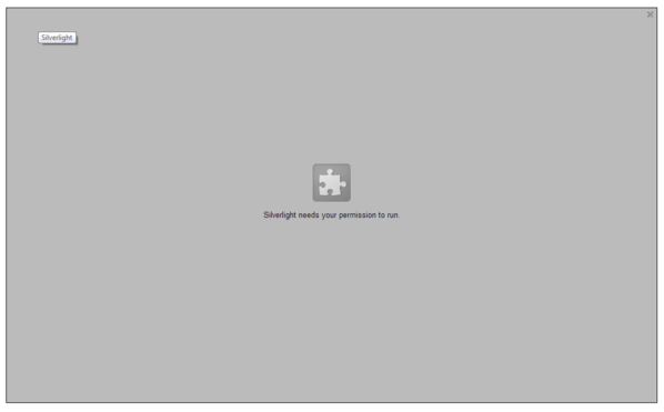 Silverlight Needs Permission To Run