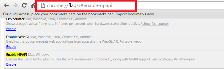 Silverlight Chrome Enable NPAPI 1