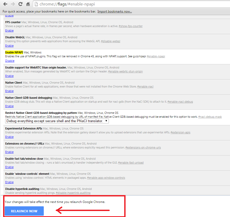 Silverlight Chrome Enable NPAPI 3